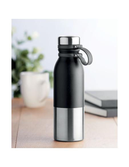 Botella agua de acero inoxidable Hull doble capa sin BPA 600ml PERSONALIZABLE