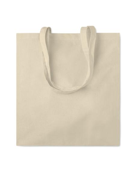 Bolsa de tela algodón con fuelle Elche 140g/m2 natur PERSONALIZABLE