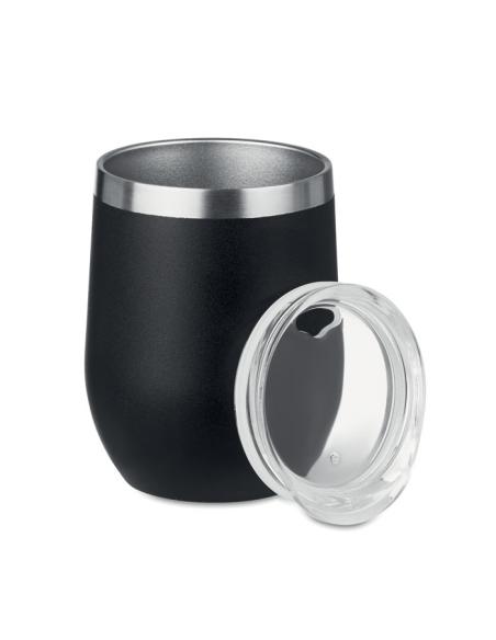 Vaso de vino de acero inoxidable Nowra doble capa 300ml PERSONALIZABLE