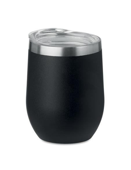 Vaso de vino de acero inoxidable Nowra doble capa 300ml PERSONALIZABLE