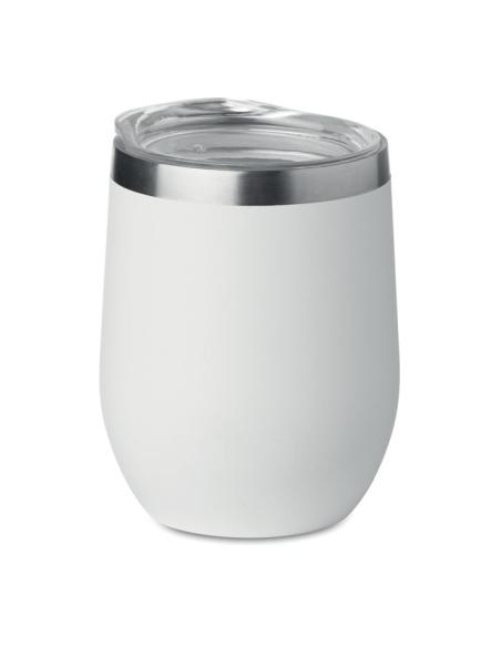 Vaso de vino de acero inoxidable Nowra doble capa 300ml PERSONALIZABLE