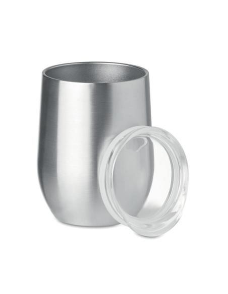 Vaso de vino de acero inoxidable Nowra doble capa 300ml PERSONALIZABLE