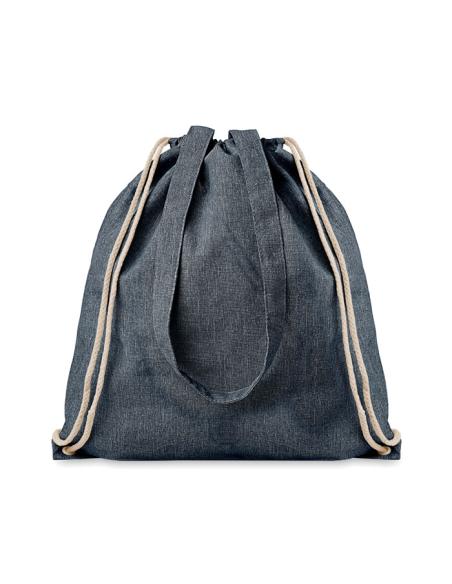Bolsa jaspeada Montpellier de algodón y botellas de plástico de 140g/m2 colores PERSONALIZABLE