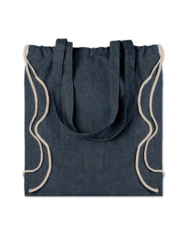 Bolsa jaspeada Montpellier de algodón y botellas de plástico de 140g/m2 colores PERSONALIZABLE