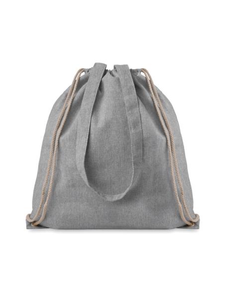 Bolsa jaspeada Montpellier de algodón y botellas de plástico de 140g/m2 colores PERSONALIZABLE