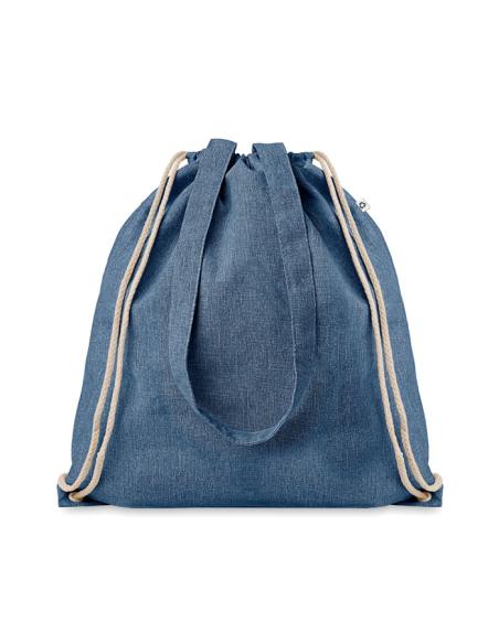 Bolsa jaspeada Montpellier de algodón y botellas de plástico de 140g/m2 colores PERSONALIZABLE