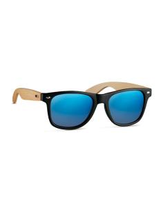 Gafas de sol vintage Sunshine con patillas de bambú y lentes espejo PERSONALIZABLE 2