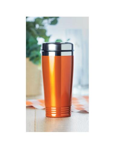 Vaso térmico de acero inoxidable Traralgon doble capa sin BPA 400ml PERSONALIZABLE