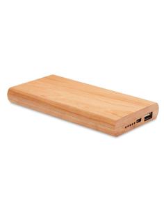 Powerbank Derby 4000mAh con carcasa de bambú PERSONALIZABLE