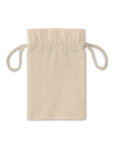 Bolsa de tela Kassel algodón para regalo pequeña 105g/m2 natur PERSONALIZABLE 2