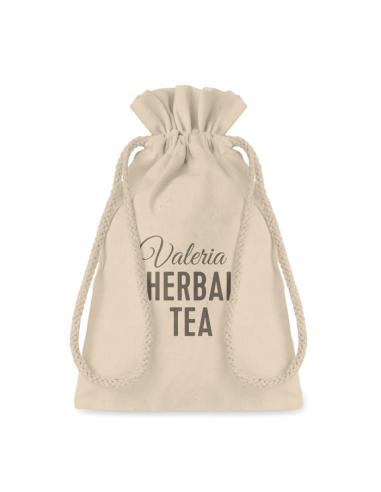 Bolsa de tela Kassel algodón para regalo pequeña 105g/m2 natur PERSONALIZABLE