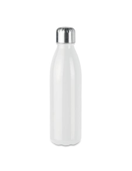 Botella agua de cristal Freiburg con tapón de acero inoxidable sin BPA 650ml PERSONALIZABLE