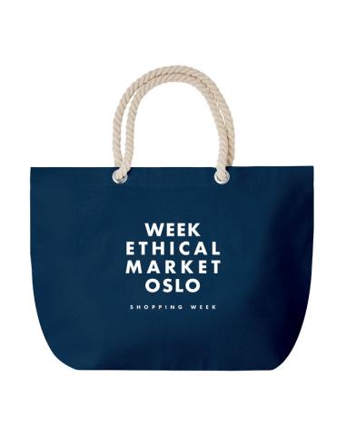Bolsa Krefeld de algodón 220g/m2 con asas de cuerda colores PERSONALIZABLE