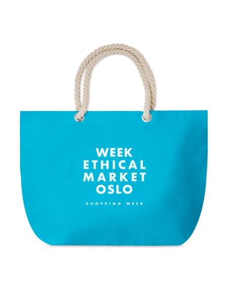 Bolsa Krefeld de algodón 220g/m2 con asas de cuerda colores PERSONALIZABLE