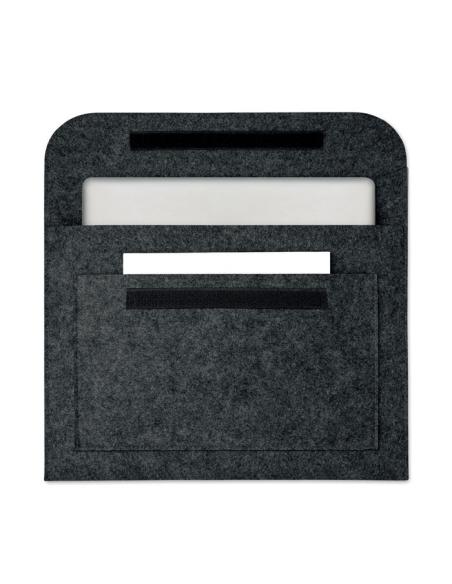 Porta documentos de RPET Southport con bolsillo y cierre de velcro PERSONALIZABLE