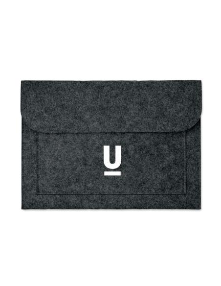 Porta documentos de RPET Southport con bolsillo y cierre de velcro PERSONALIZABLE
