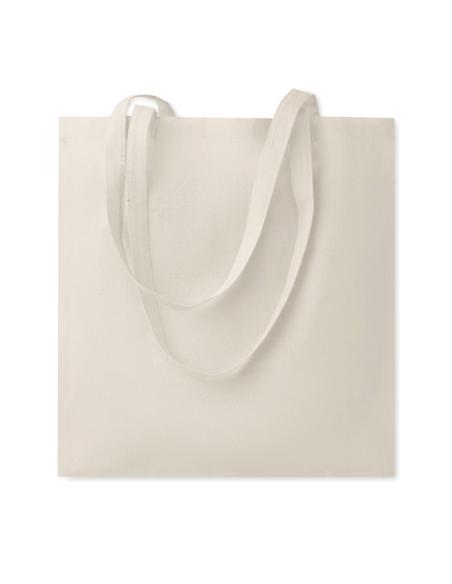 Bolsa de tela Milan, algodón 180g/m2 natur asas largas PERSONALIZABLE
