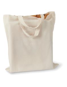 Bolsa de tela Woking algodón 140g/m2 natur asas cortas PERSONALIZABLE 2