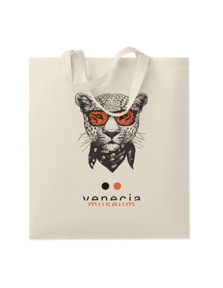 Bolsa de tela Woking algodón 140g/m2 natur asas cortas PERSONALIZABLE