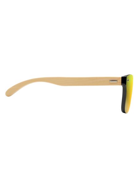 Gafas de sol Split con patillas de bambú y lentes espejo PERSONALIZABLE