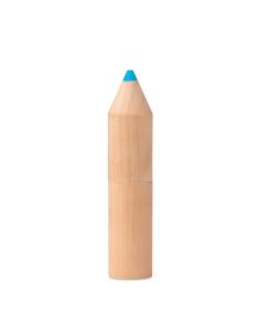 Set de 6 lápices de colores de madera Virovitica PERSONALIZABLE