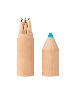 Set de 6 lápices de colores de madera Virovitica PERSONALIZABLE 2