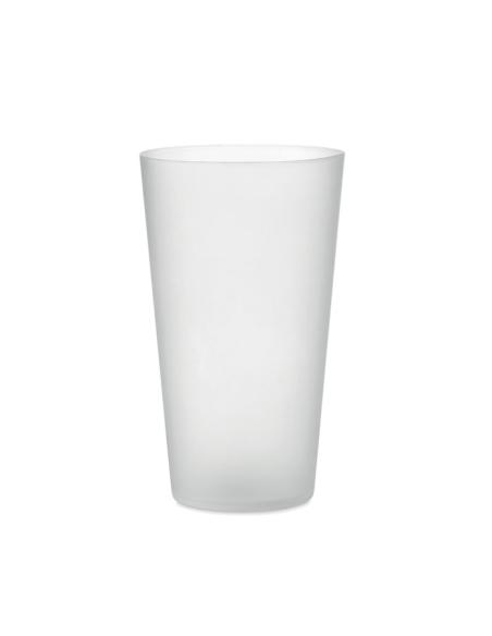 Vaso de PP Guwahati reutilizable full color 500ml PERSONALIZABLE