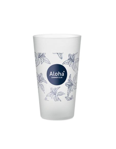 Vaso de PP Guwahati reutilizable full color 500ml PERSONALIZABLE
