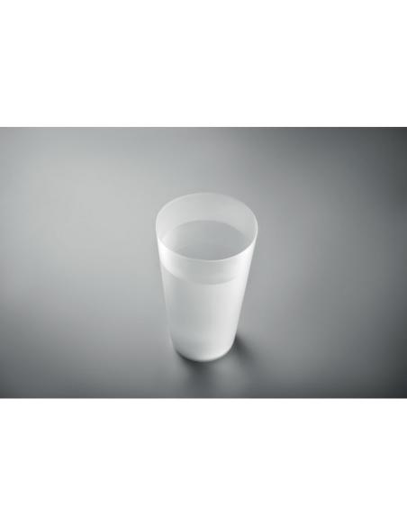 Vaso de PP Guwahati reutilizable full color 500ml PERSONALIZABLE