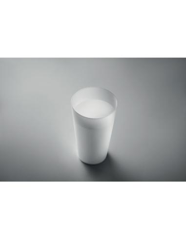 Vaso de PP Guwahati reutilizable full color 500ml PERSONALIZABLE