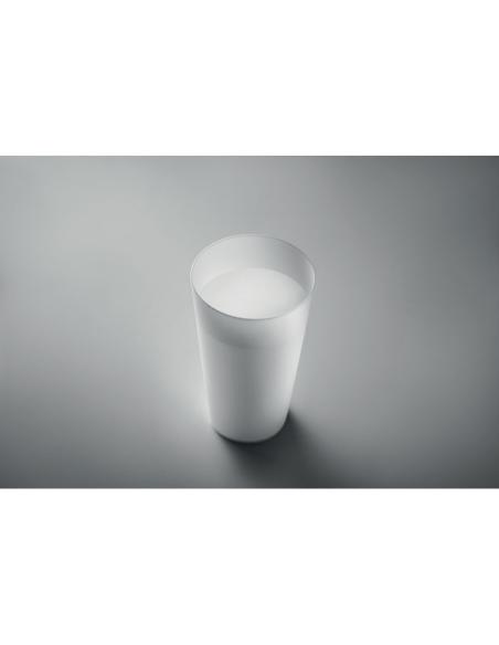Vaso de PP Guwahati reutilizable full color 500ml PERSONALIZABLE