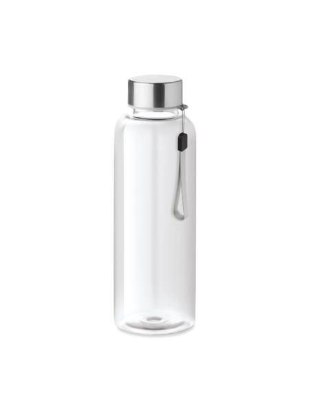 Botella agua reutilizable RPET León tapa acero inox sin BPA 500ml PERSONALIZABLE