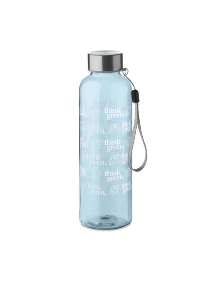 Botella agua reutilizable RPET León tapa acero inox sin BPA 500ml PERSONALIZABLE