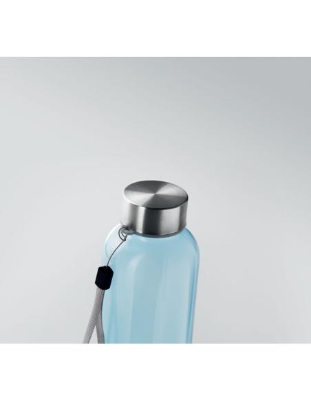 Botella agua reutilizable RPET León tapa acero inox sin BPA 500ml PERSONALIZABLE