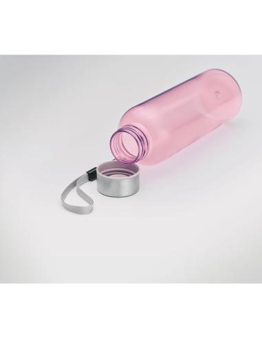 Botella agua reutilizable RPET León tapa acero inox sin BPA 500ml PERSONALIZABLE