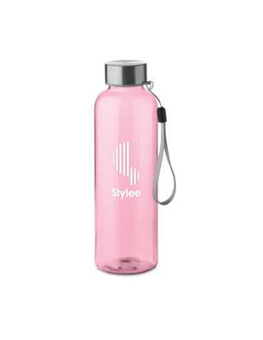 Botella agua reutilizable RPET León tapa acero inox sin BPA 500ml PERSONALIZABLE