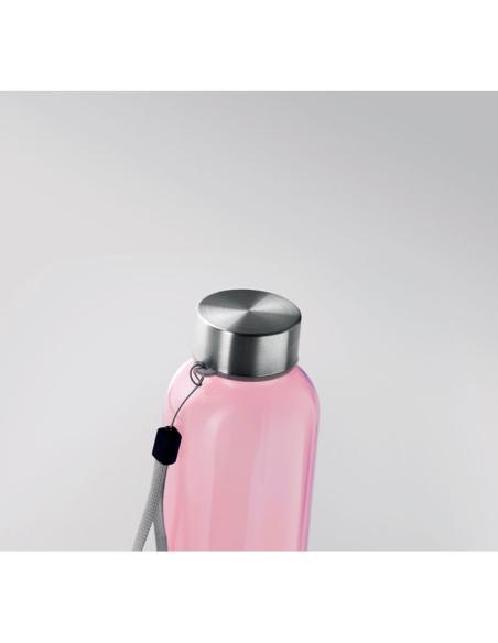 Botella agua reutilizable RPET León tapa acero inox sin BPA 500ml PERSONALIZABLE