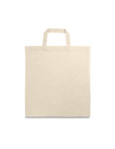 Bolsa de tela Murter algodón 103g/m2 natur asas cortas PERSONALIZABLE