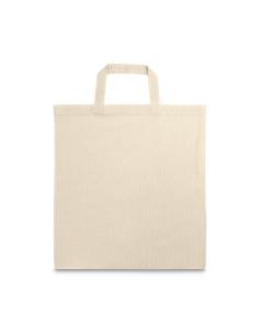 Bolsa de tela Murter algodón 103g/m2 natur asas cortas PERSONALIZABLE 2