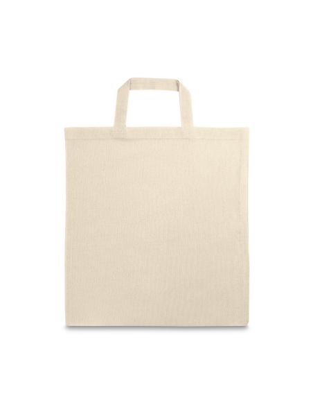 Bolsa de tela Murter algodón 103g/m2 natur asas cortas PERSONALIZABLE