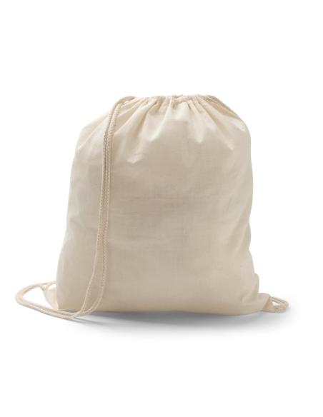 Bolsa de algodón con cuerdas Aravaca 103g/m2 natur PERSONALIZABLE