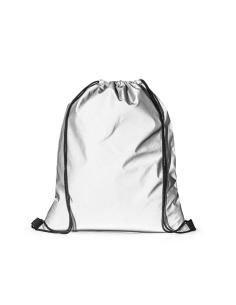 Bolsa de tela Echuca poliéster reflectante con cuerdas 200g/m2  PERSONALIZABLE 2
