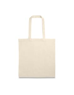 Bolsa de tela Nashik algodón 140g/m2 natur asas largas PERSONALIZABLE