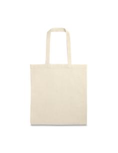 Bolsa de tela Nashik algodón 140g/m2 natur asas largas PERSONALIZABLE 2