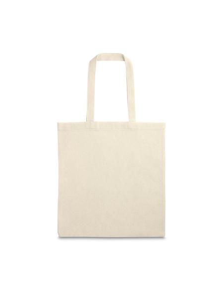 Bolsa de tela Nashik algodón 140g/m2 natur asas largas PERSONALIZABLE