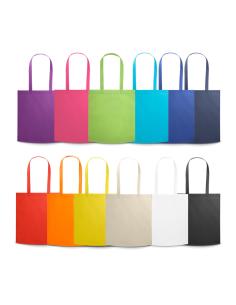 Bolsa de non-woven 80g/m2 Vizinada asas largas colores PERSONALIZABLE