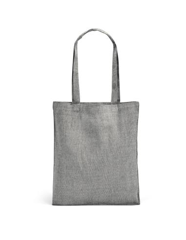 Bolsa de tela Sheffield de algodón reciclado 140g/m2 asas largas PERSONALIZABLE