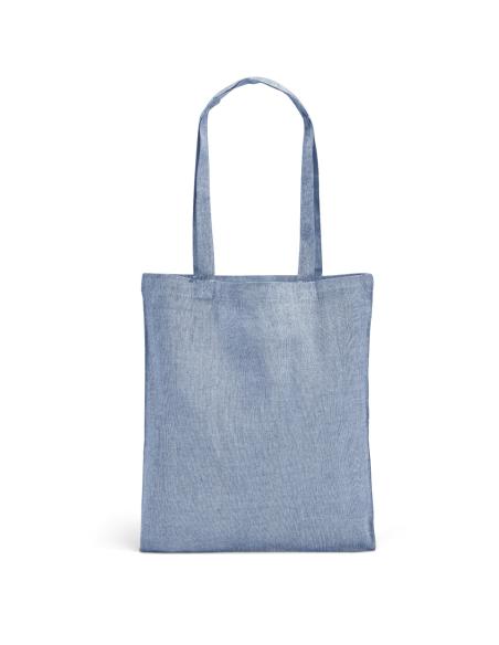 Bolsa de tela Sheffield de algodón reciclado 140g/m2 asas largas PERSONALIZABLE