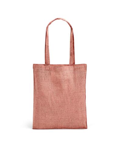 Bolsa de tela Sheffield de algodón reciclado 140g/m2 asas largas PERSONALIZABLE