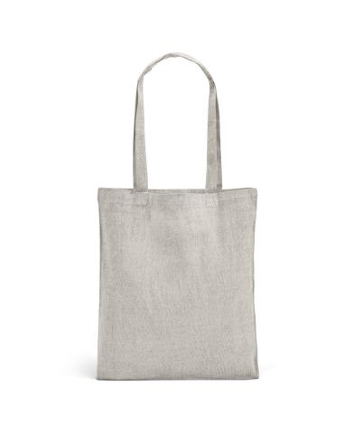 Bolsa de tela Sheffield de algodón reciclado 140g/m2 asas largas PERSONALIZABLE